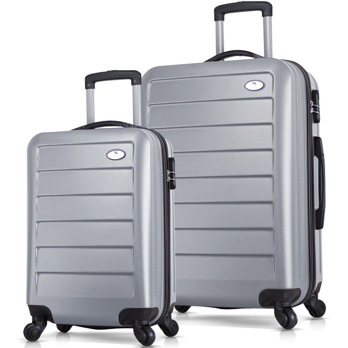 Zoozie Bags Juego de Maletas de 2 Piezas Gris